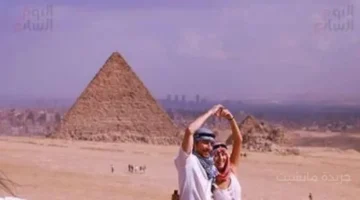 بين عظمة التاريخ.. قصة حب تتوج بـ نعم أمام أهرامات الجيزة 2